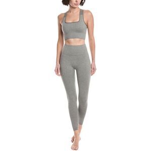 Phat Buddha Womens  2Pc Bra & Pant Set, Grey